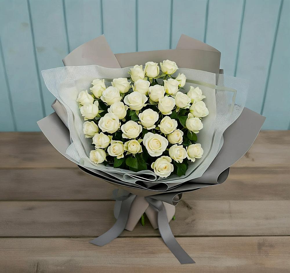 Букет Белоснежная нежность в Абдулино