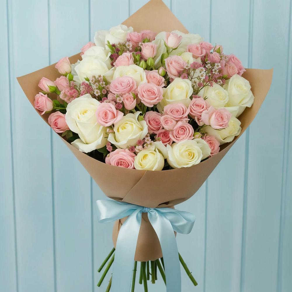 Букет цветов из: Розы в Абдулино