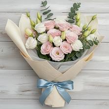 Букет шампанское в Абдулино Букет цветов из: Лизиантусы в Абдулино