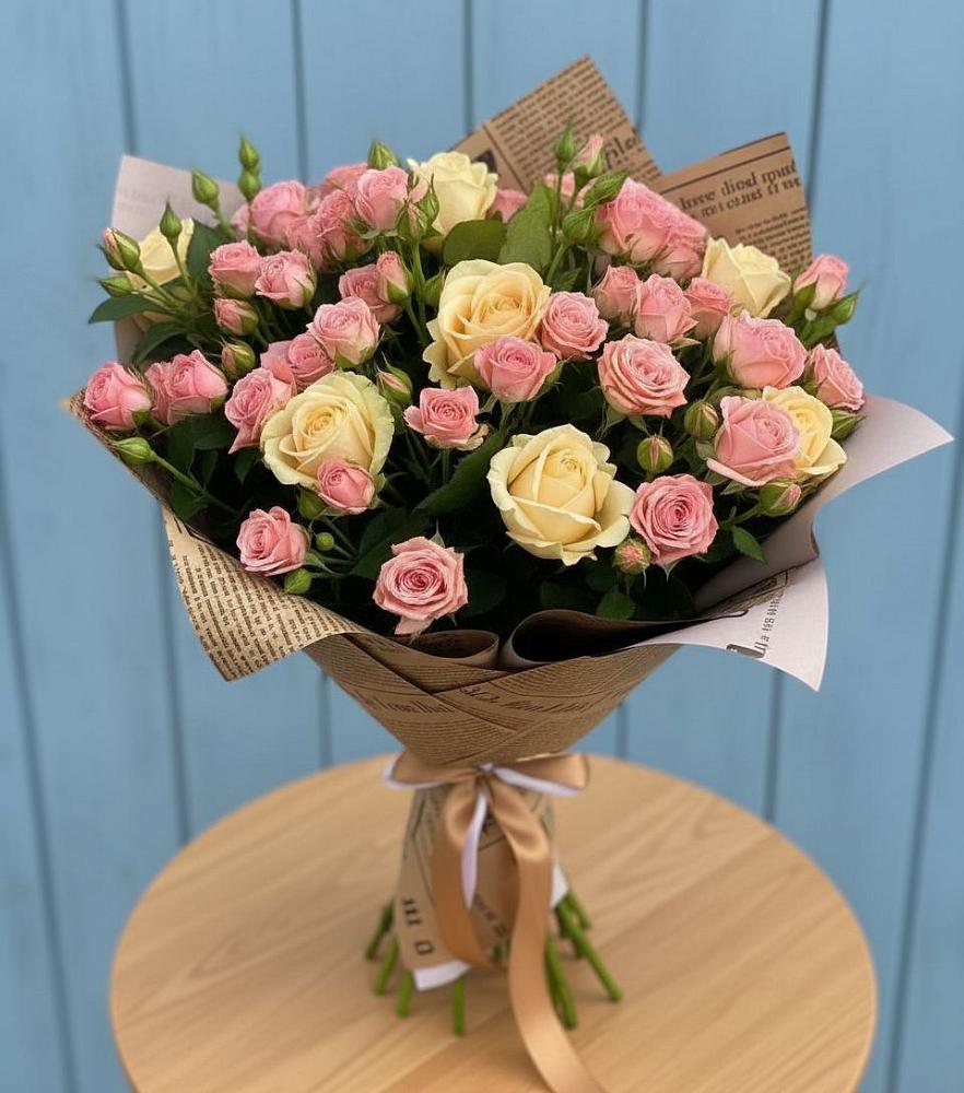 Букет варенье из роз в Абдулино Букет цветов из: Розы в Абдулино