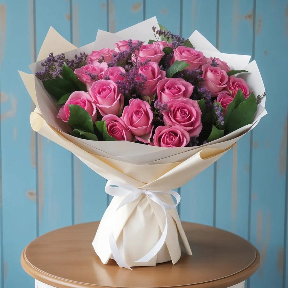 Букет цветов из: Розы в Абдулино