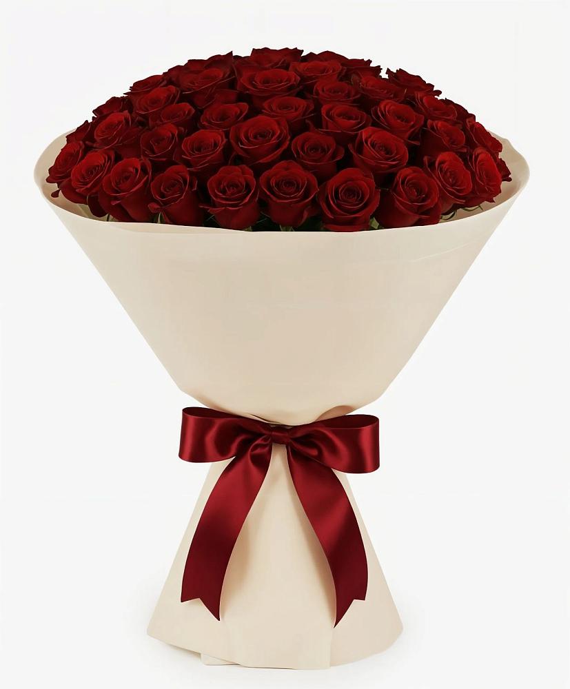 101 Бордовая роза Блэк Бакарра в Абдулино Букет 101 Бордовая роза Блэк Бакарра в Абдулино