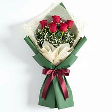Букет рубиновое очарование в Абдулино Букет цветов из: Розы в Абдулино
