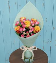 Букет Отличное настроение в Абдулино Букет цветов из: Розы в Абдулино