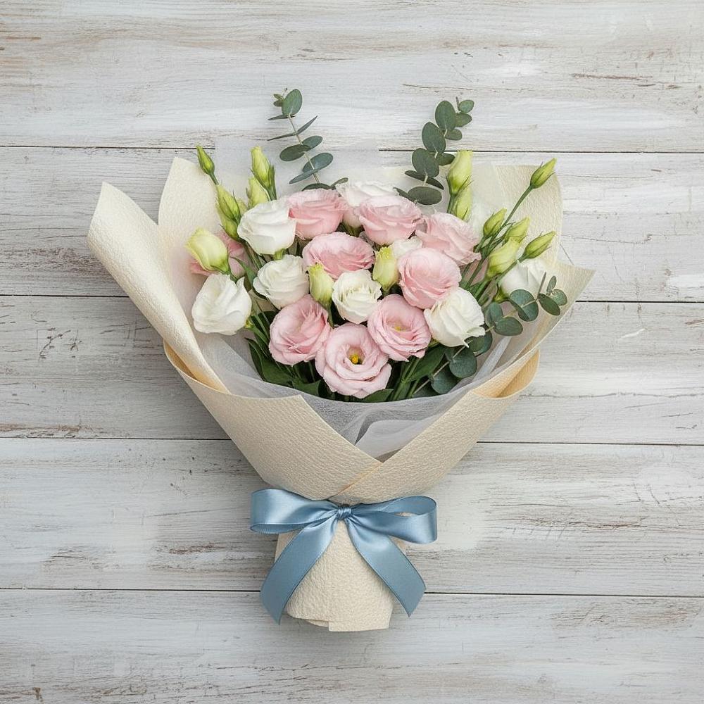 Букет цветов из: Лизиантусы в Абдулино